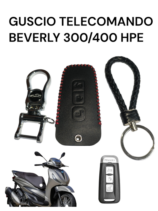 GUSCIO PROTEZIONE TELECOMANDO ACCENSIONE IN PELLE PER BEVERLY 300 310 400 HPE