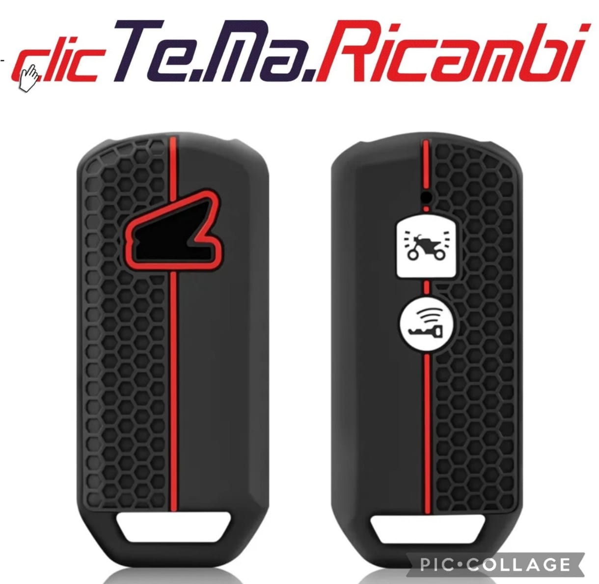 COVER TELECOMANDO ACCENSIONE GUSCIO GOMMA HONDA SH 125/150 2021 2022 2023 2024 2025 X ADV 750